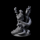 Tentacly Captain of the Seven Seas Miniature for Dungeons and Dragons, Pathfinder or other TTRPGs