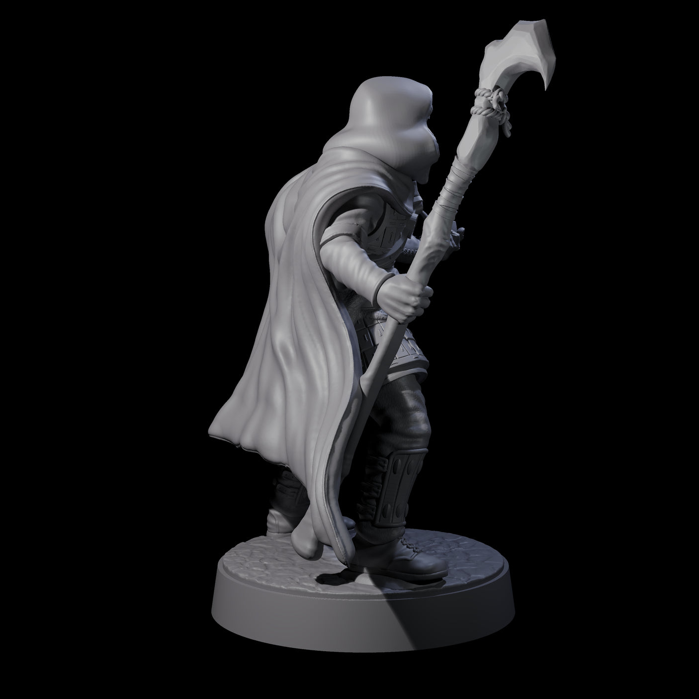 Teobor The Warcaster Miniature for Dungeons and Dragons, Pathfinder or other TTRPGs