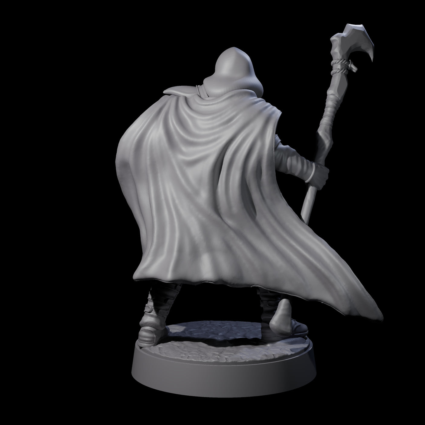 Teobor The Warcaster Miniature for Dungeons and Dragons, Pathfinder or other TTRPGs