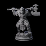 Terrifying Leonin Warrior Miniature for Dungeons and Dragons, Pathfinder or other TTRPGs