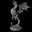 Terrifying Red Dragon Miniature for Dungeons and Dragons, Pathfinder or other TTRPGs