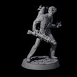 Tesla Backpacked Human Inventor Miniature for Dungeons and Dragons, Pathfinder or other TTRPGs