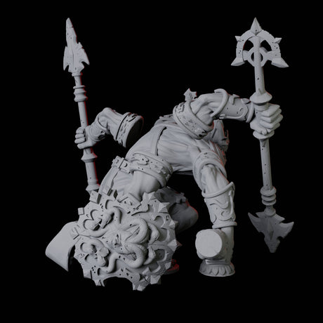Tetrabrachius Construct Golem Miniature for Dungeons and Dragons, Pathfinder or other TTRPGs