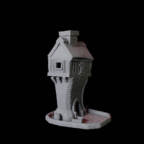Thatched Cottage Dice Tower Miniature for Dungeons and Dragons, Pathfinder or other TTRPGs