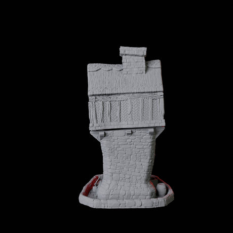 Thatched Cottage Dice Tower Miniature for Dungeons and Dragons, Pathfinder or other TTRPGs
