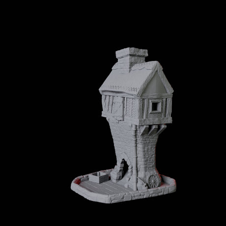 Thatched Cottage Dice Tower Miniature for Dungeons and Dragons, Pathfinder or other TTRPGs
