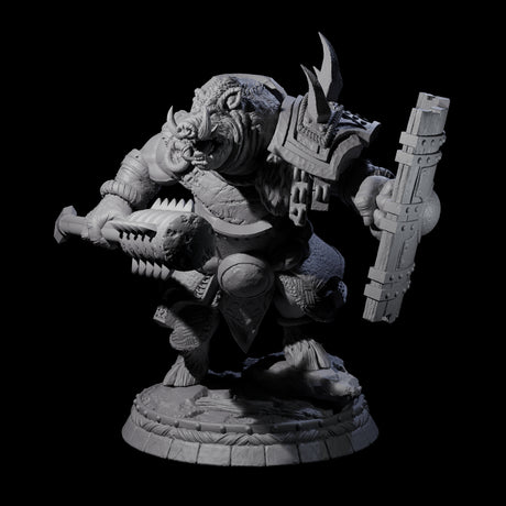 The Blackthorn Wereboars Miniature for Dungeons and Dragons, Pathfinder or other TTRPGs