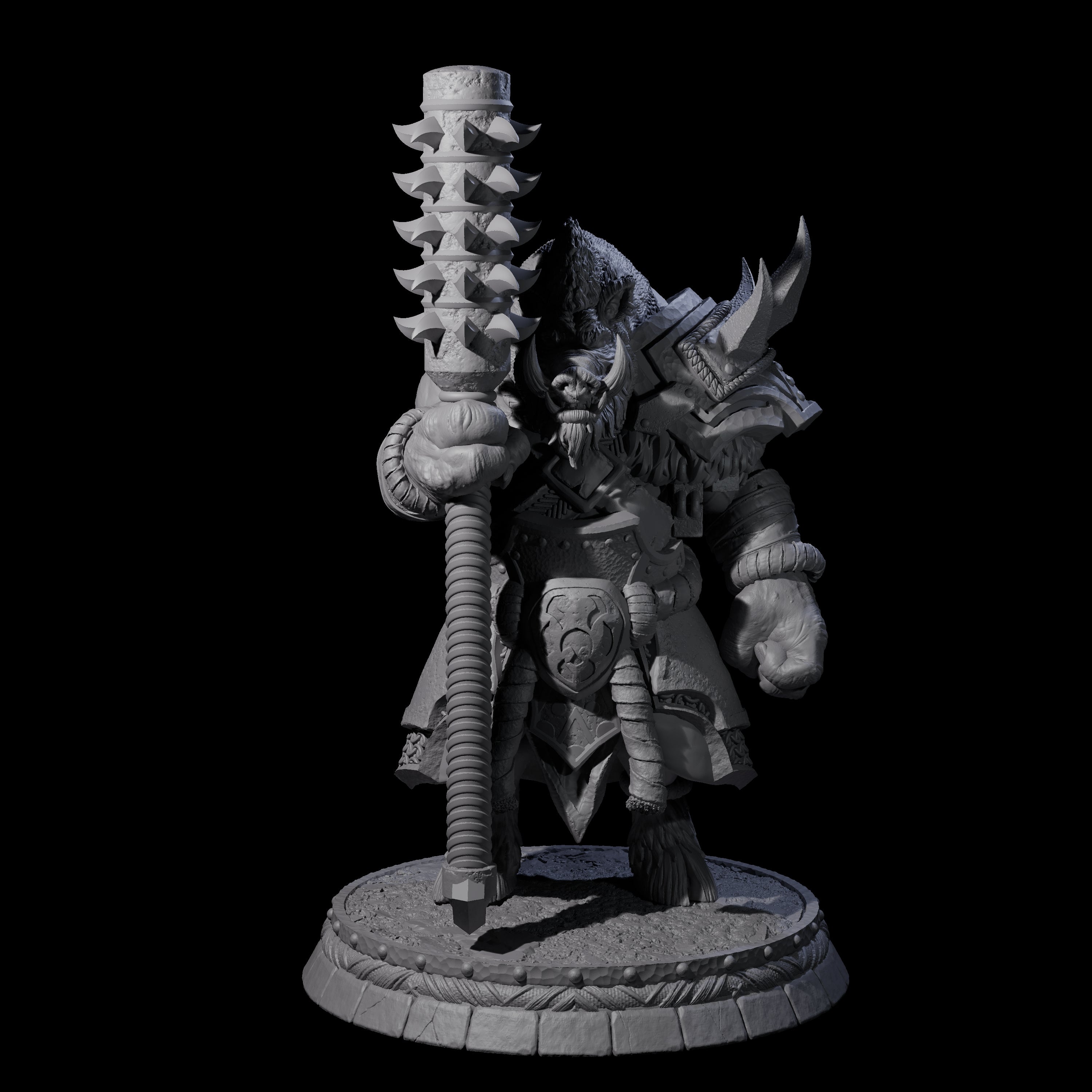 The Blackthorn Wereboars Miniature for Dungeons and Dragons, Pathfinder or other TTRPGs