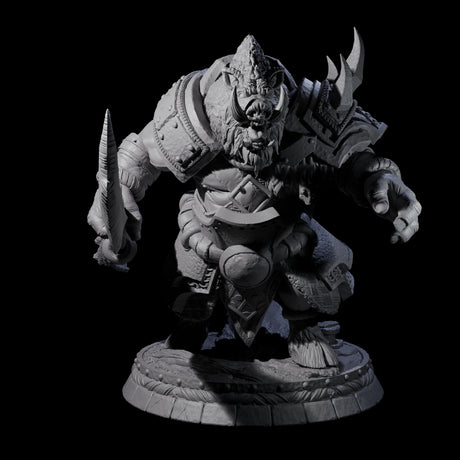 The Blackthorn Wereboars Miniature for Dungeons and Dragons, Pathfinder or other TTRPGs