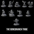 The Bonebranch Tribe Miniature for Dungeons and Dragons, Pathfinder or other TTRPGs