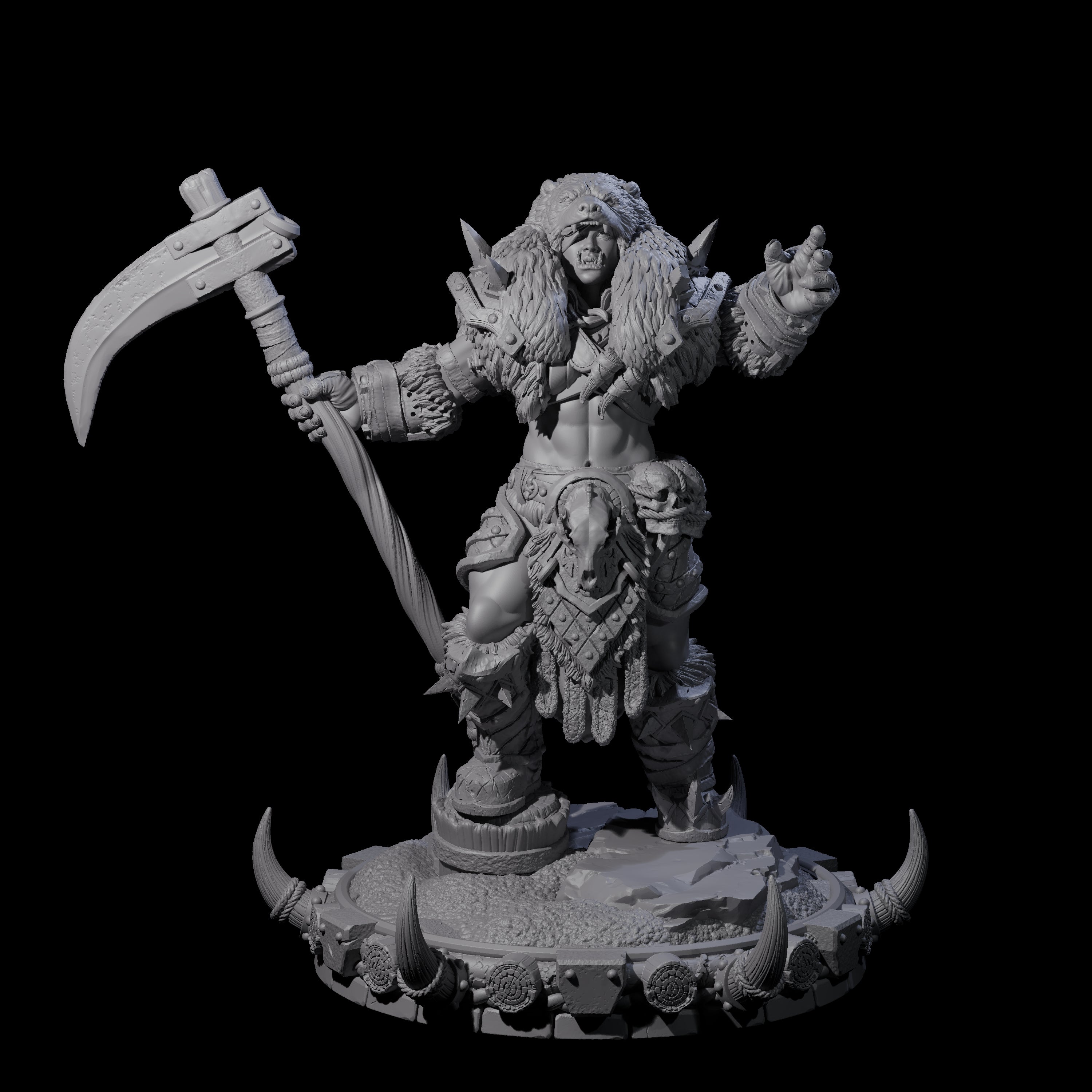 The Frostbane Legion Miniature for Dungeons and Dragons, Pathfinder or other TTRPGs