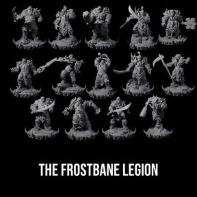 The Frostbane Legion Miniature for Dungeons and Dragons, Pathfinder or other TTRPGs