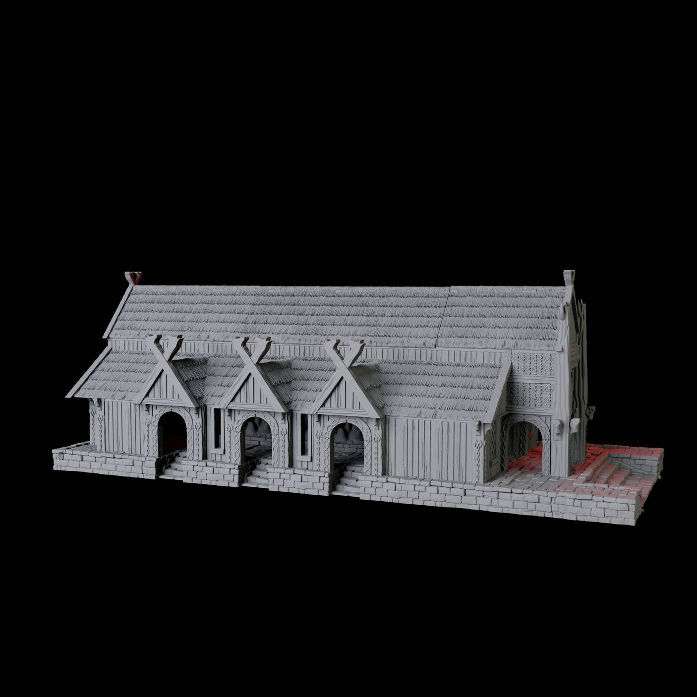 The Great Hall - Saxonia Miniature for Dungeons and Dragons, Pathfinder or other TTRPGs