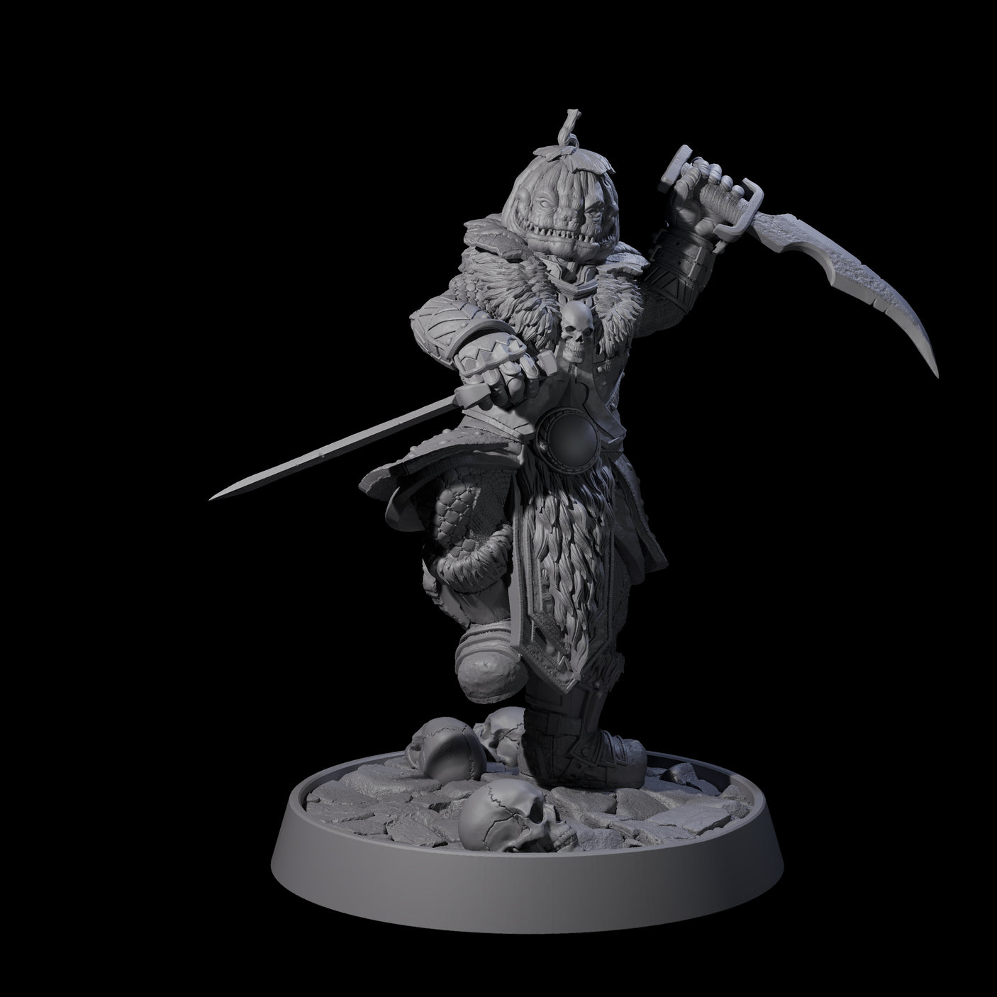The Halloween Legion Miniature for Dungeons and Dragons, Pathfinder or other TTRPGs
