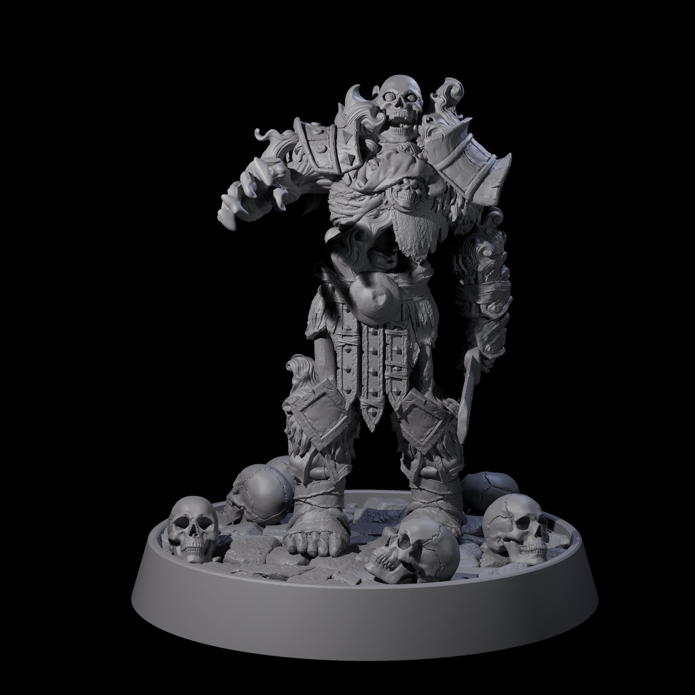 The Horrible Undead Horde Miniature for Dungeons and Dragons, Pathfinder or other TTRPGs