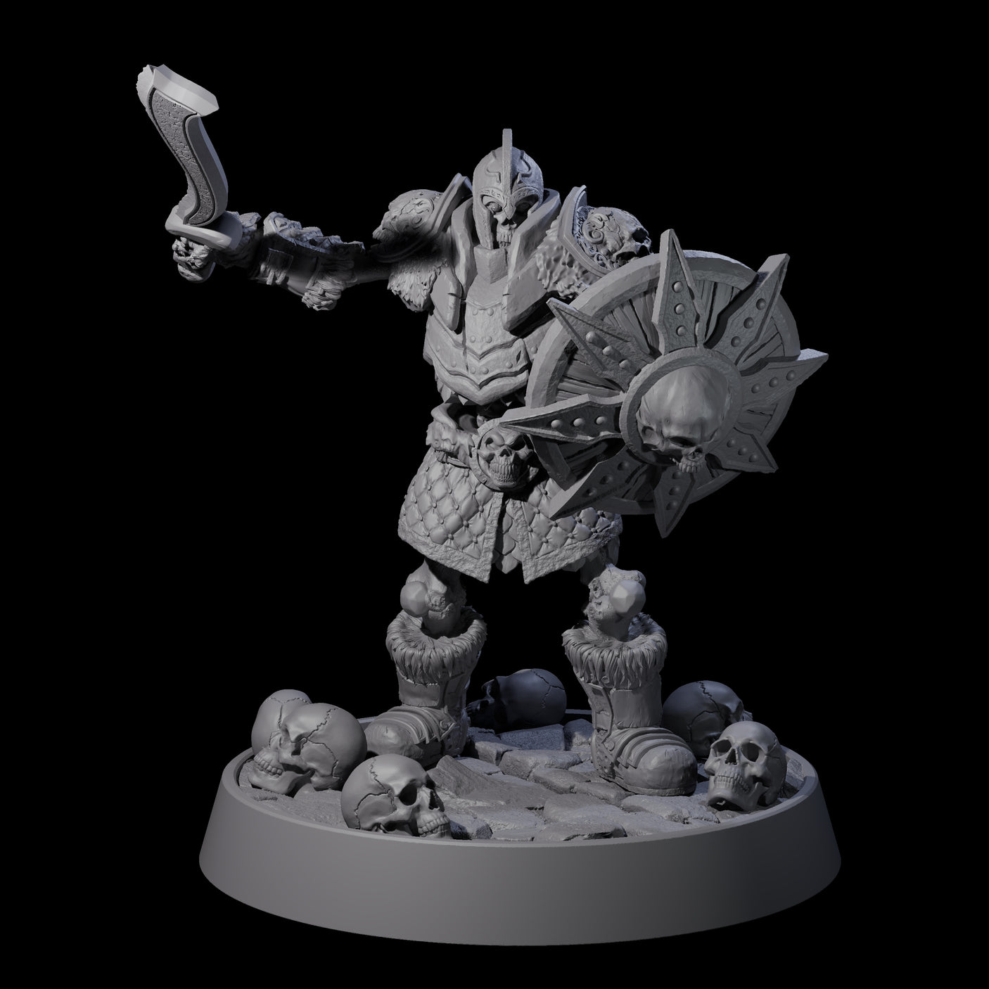 The Horrible Undead Horde Miniature for Dungeons and Dragons, Pathfinder or other TTRPGs