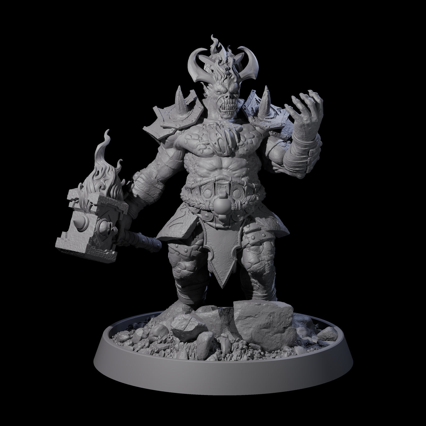 The Legion of Hel Miniature for Dungeons and Dragons, Pathfinder or other TTRPGs