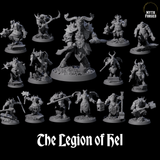 The Legion of Hel Miniature for Dungeons and Dragons, Pathfinder or other TTRPGs
