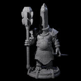 The Lost Saurian Tribe Miniature for Dungeons and Dragons, Pathfinder or other TTRPGs