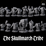 The Skullmarch Tribe Miniature for Dungeons and Dragons, Pathfinder or other TTRPGs