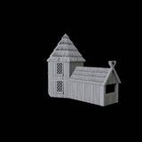 The Stable - Saxonia Miniature for Dungeons and Dragons, Pathfinder or other TTRPGs