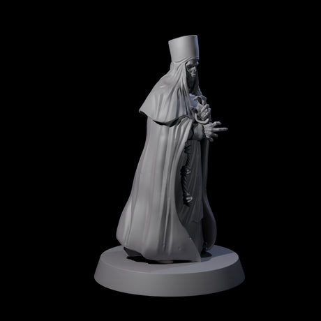 The Undead Abbess Miniature for Dungeons and Dragons, Pathfinder or other TTRPGs