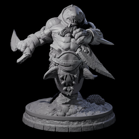 The Undertow Tribe - 15 Sharkin Miniature for Dungeons and Dragons, Pathfinder or other TTRPGs