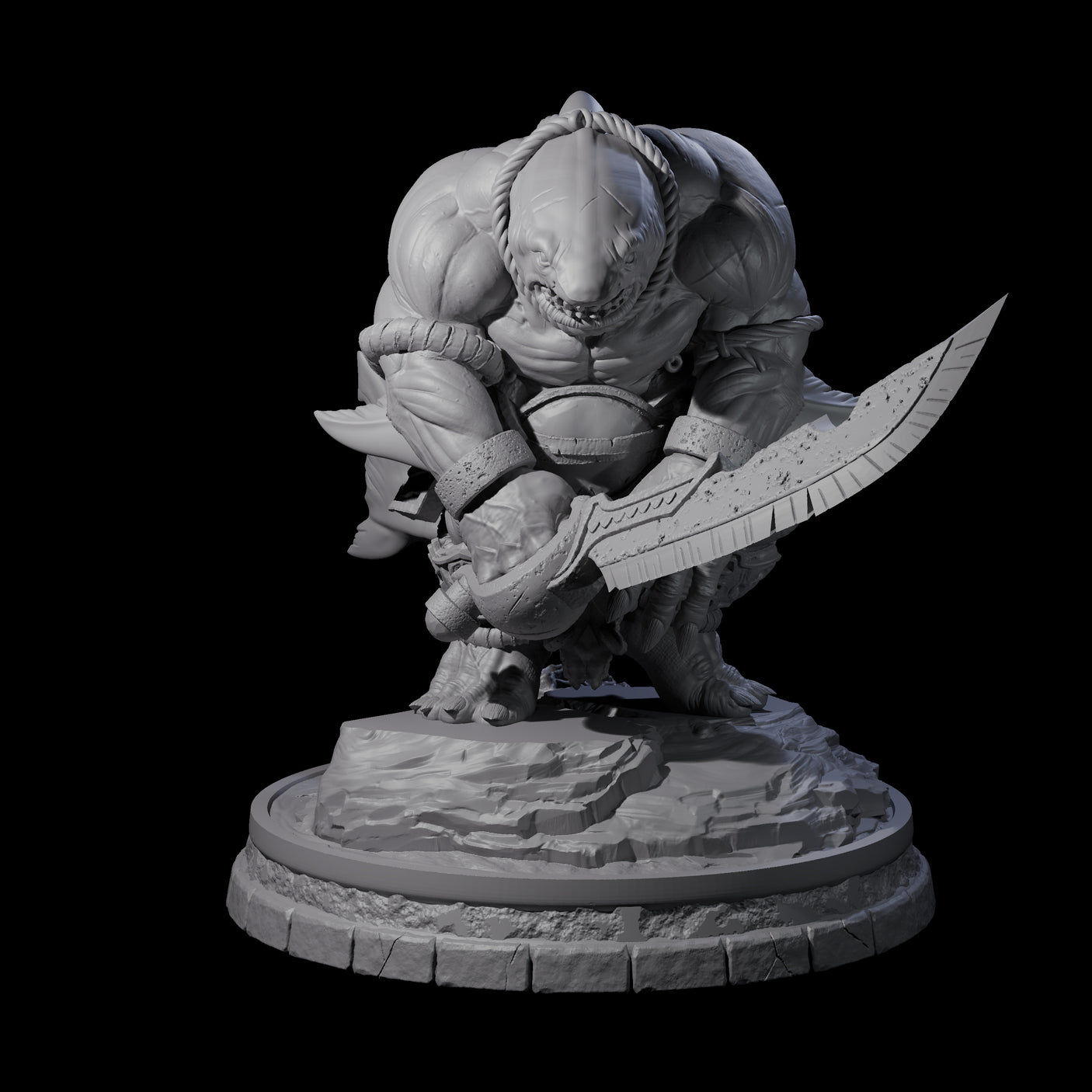 The Undertow Tribe - 15 Sharkin Miniature for Dungeons and Dragons, Pathfinder or other TTRPGs