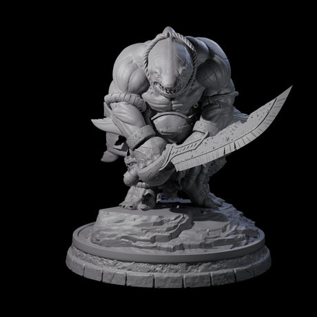 The Undertow Tribe - 15 Sharkin Miniature for Dungeons and Dragons, Pathfinder or other TTRPGs