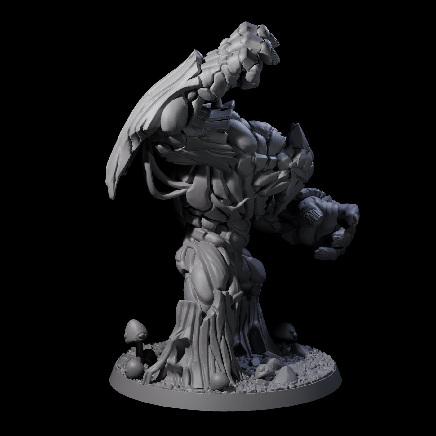 Thick Armoured Treant Miniature for Dungeons and Dragons, Pathfinder or other TTRPGs