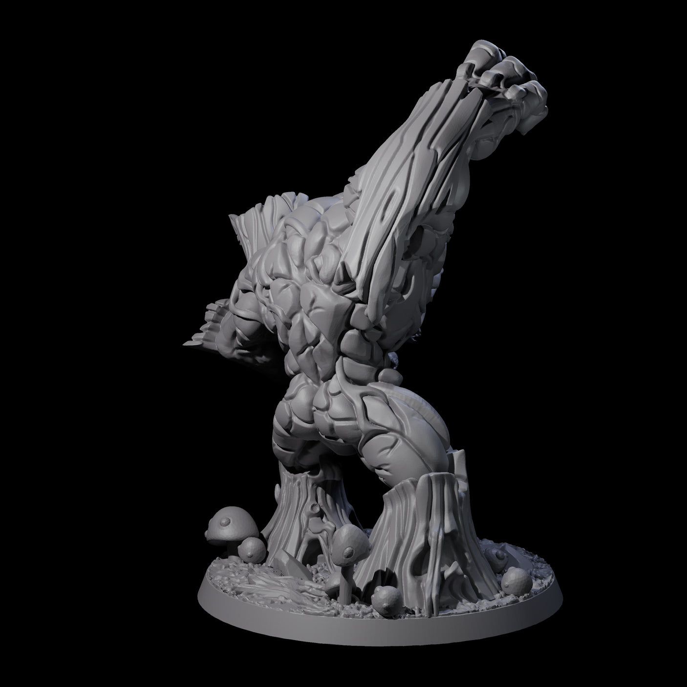 Thick Armoured Treant Miniature for Dungeons and Dragons, Pathfinder or other TTRPGs