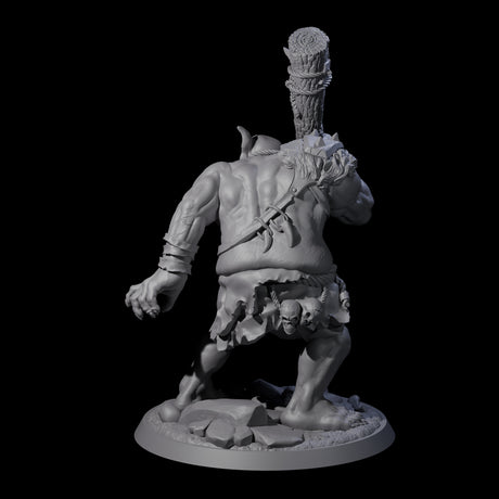 Thick Ogre A Miniature for Dungeons and Dragons, Pathfinder or other TTRPGs