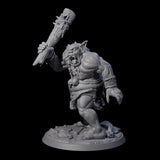 Thick Ogre A Miniature for Dungeons and Dragons, Pathfinder or other TTRPGs