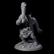 Thick Ogre A Miniature for Dungeons and Dragons, Pathfinder or other TTRPGs