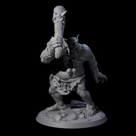 Thick Ogre A Miniature for Dungeons and Dragons, Pathfinder or other TTRPGs