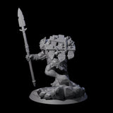 Thick Ogre C Miniature for Dungeons and Dragons, Pathfinder or other TTRPGs
