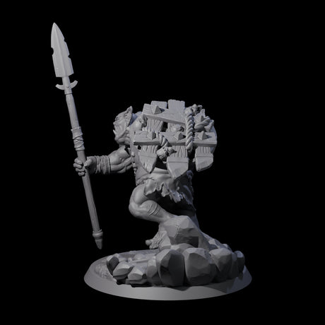 Thick Ogre C Miniature for Dungeons and Dragons, Pathfinder or other TTRPGs