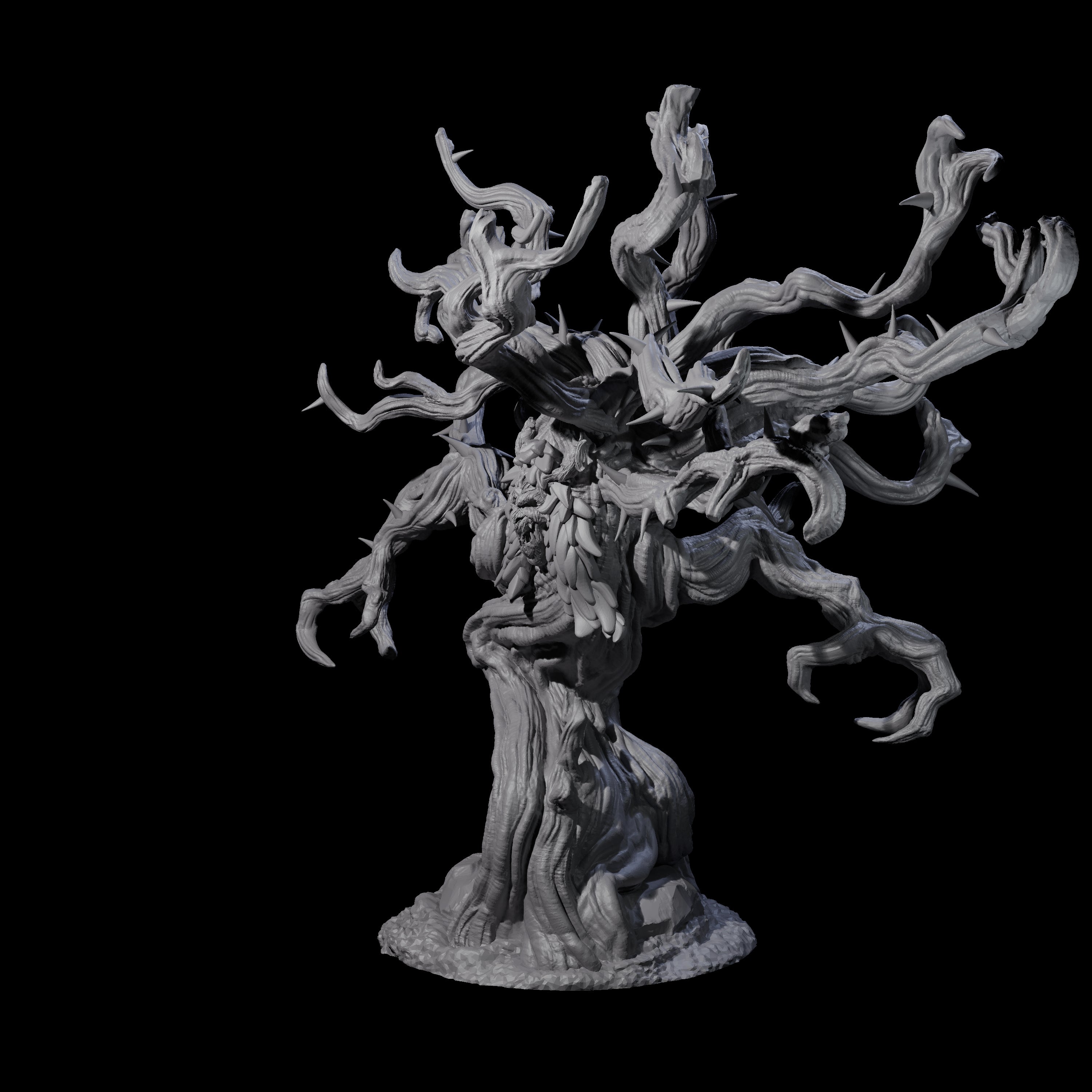 Thorny Tree Blight B Miniature for Dungeons and Dragons, Pathfinder or other TTRPGs