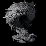 Thrashing Storm Kraken Miniature for Dungeons and Dragons, Pathfinder or other TTRPGs
