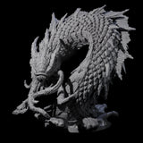 Thrashing Storm Kraken Miniature for Dungeons and Dragons, Pathfinder or other TTRPGs