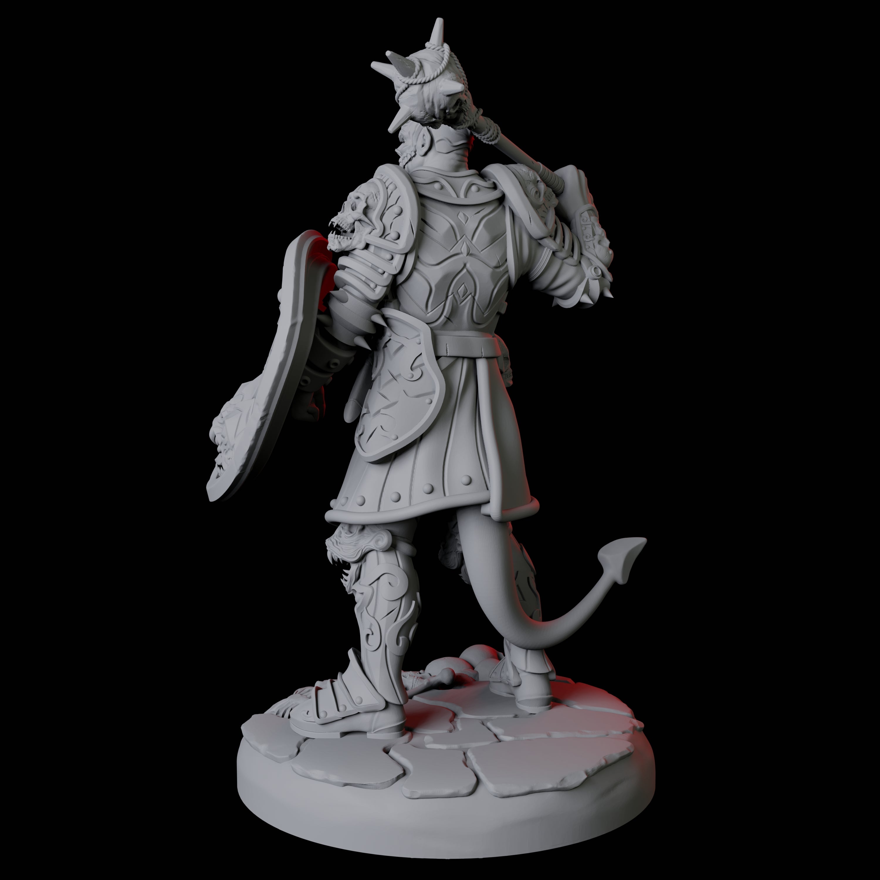 Threatening Bearded Devil C Miniature for Dungeons and Dragons, Pathfinder or other TTRPGs