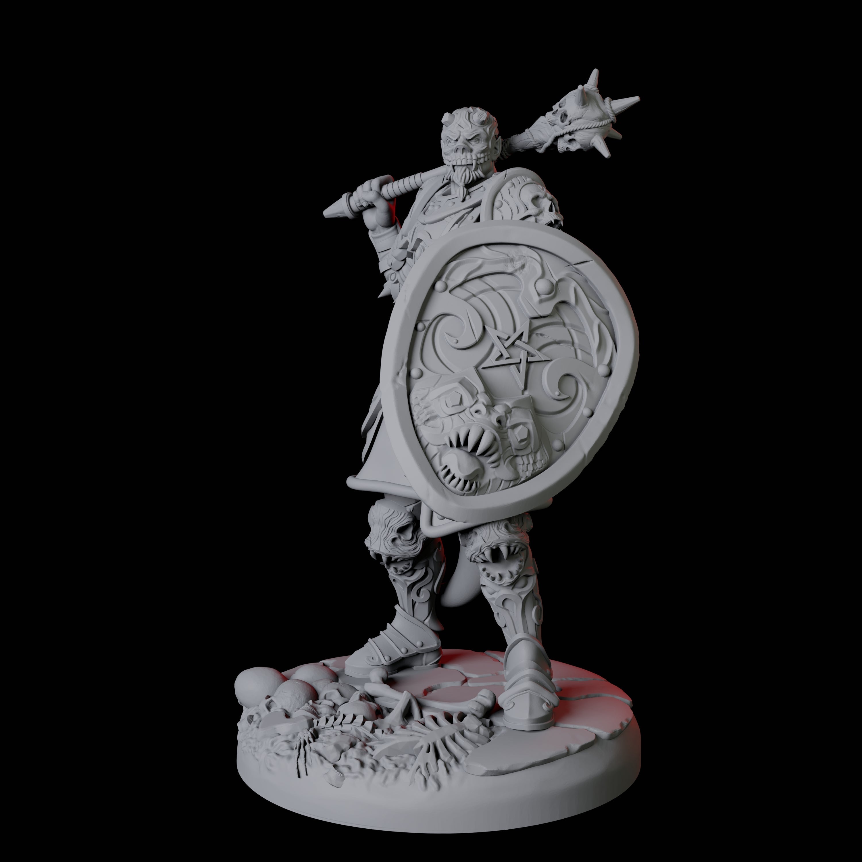 Threatening Bearded Devil C Miniature for Dungeons and Dragons, Pathfinder or other TTRPGs