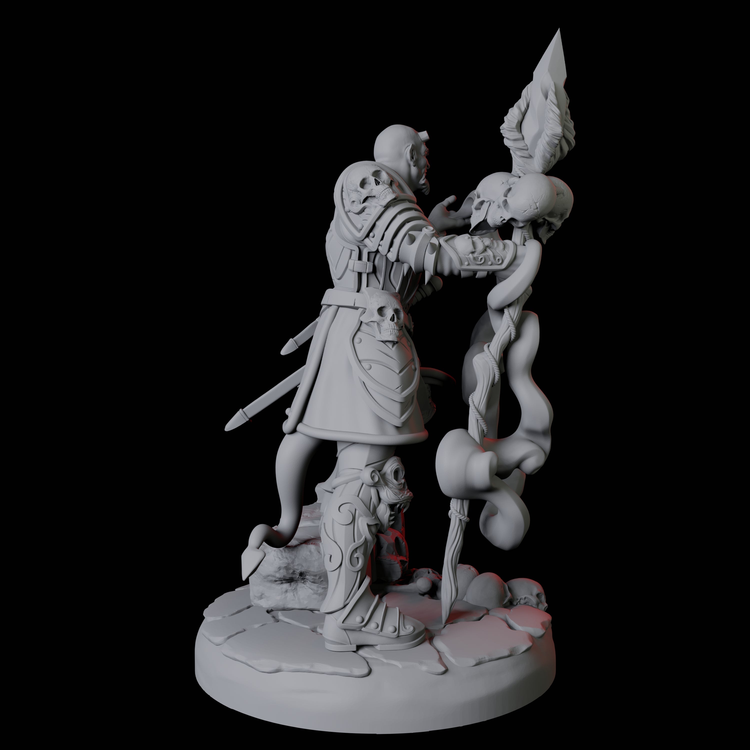 Threatening Bearded Devil D Miniature for Dungeons and Dragons, Pathfinder or other TTRPGs