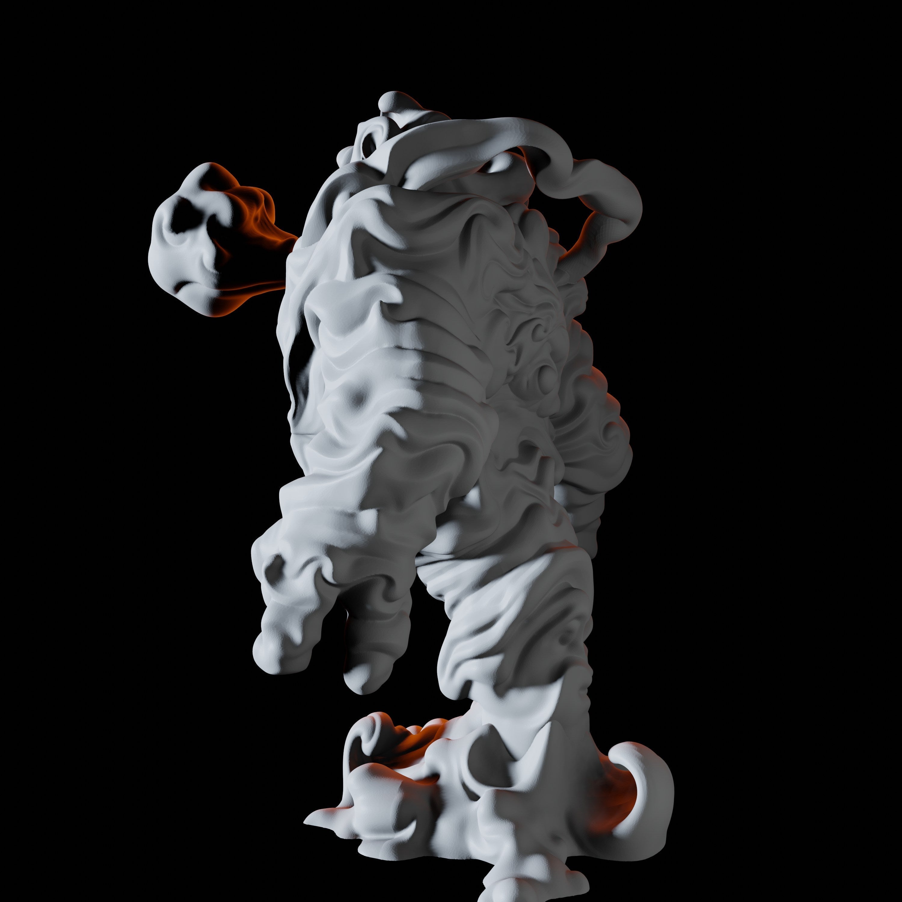 Three Air Elemental Miniatures for Dungeons and Dragons - Myth Forged