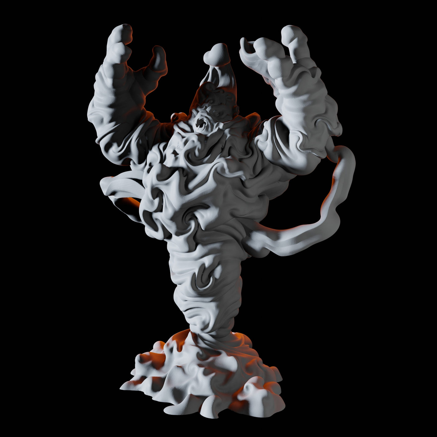 Three Air Elementals Miniature for Dungeons and Dragons, Pathfinder or other TTRPGs