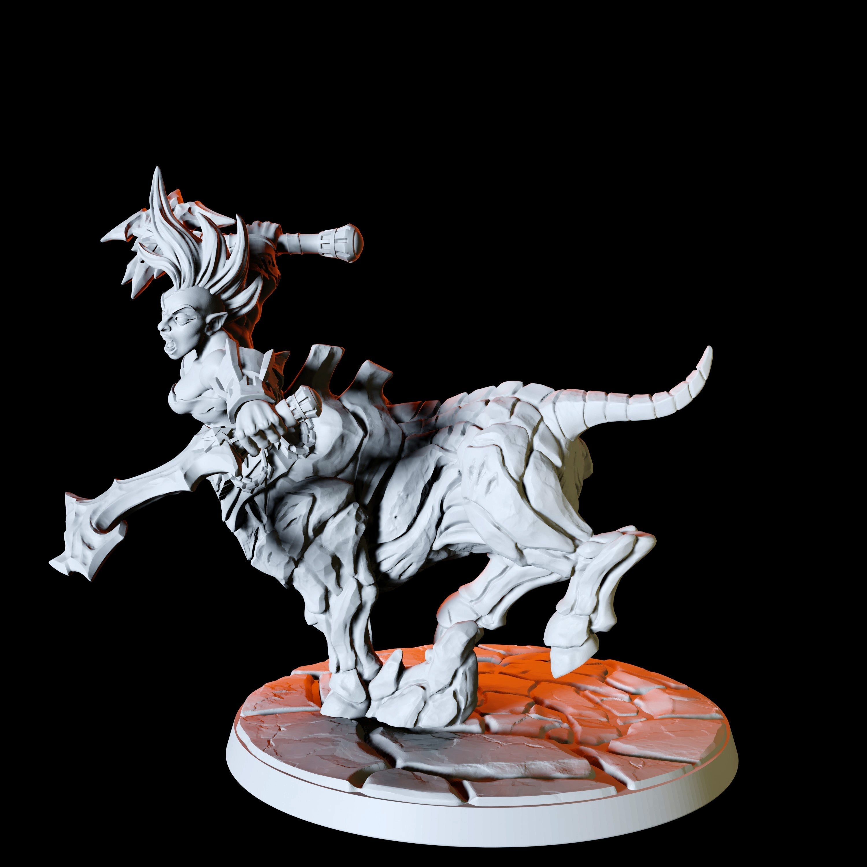 Three Armoured Centaurs Miniature for Dungeons and Dragons