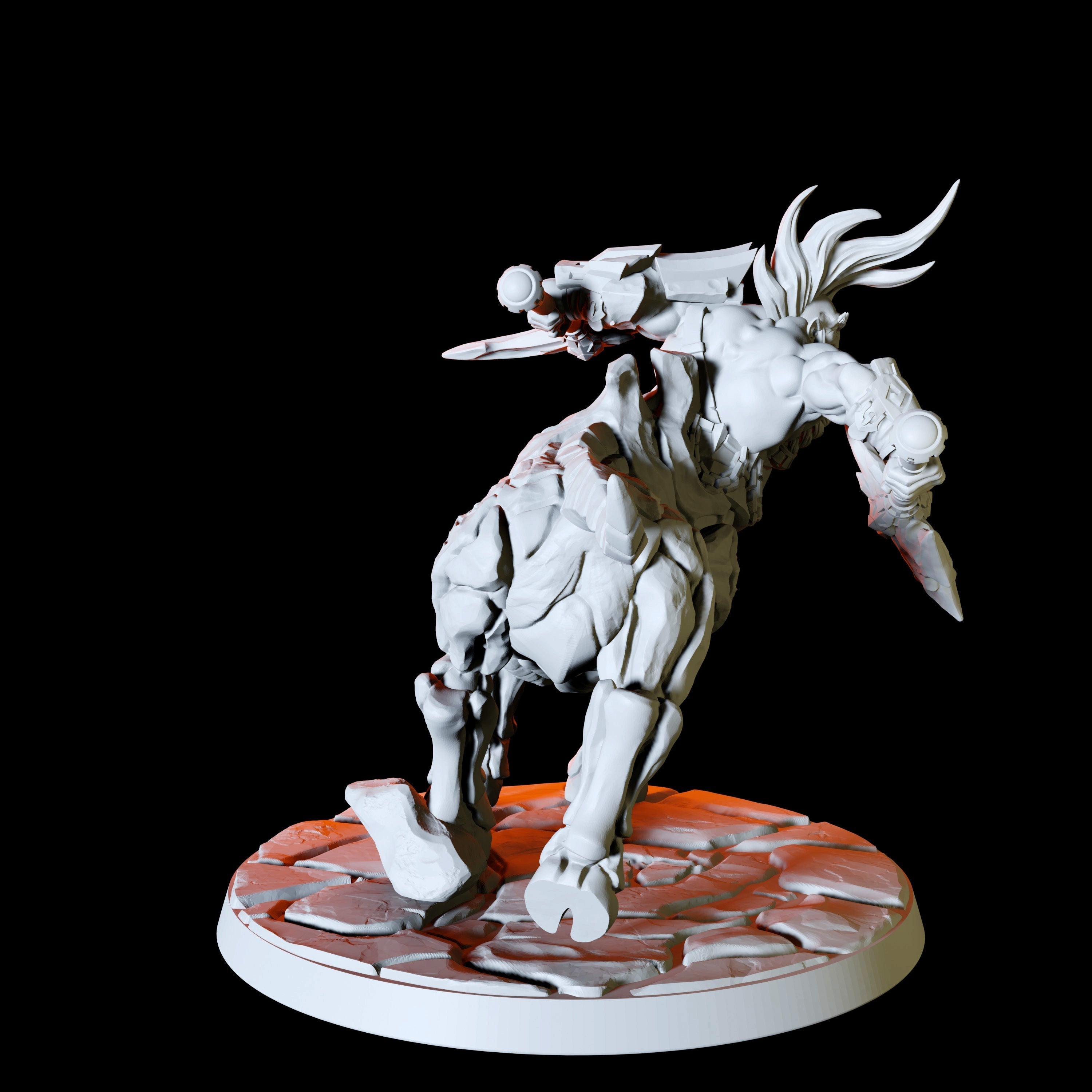 Three Armoured Centaurs Miniature for Dungeons and Dragons