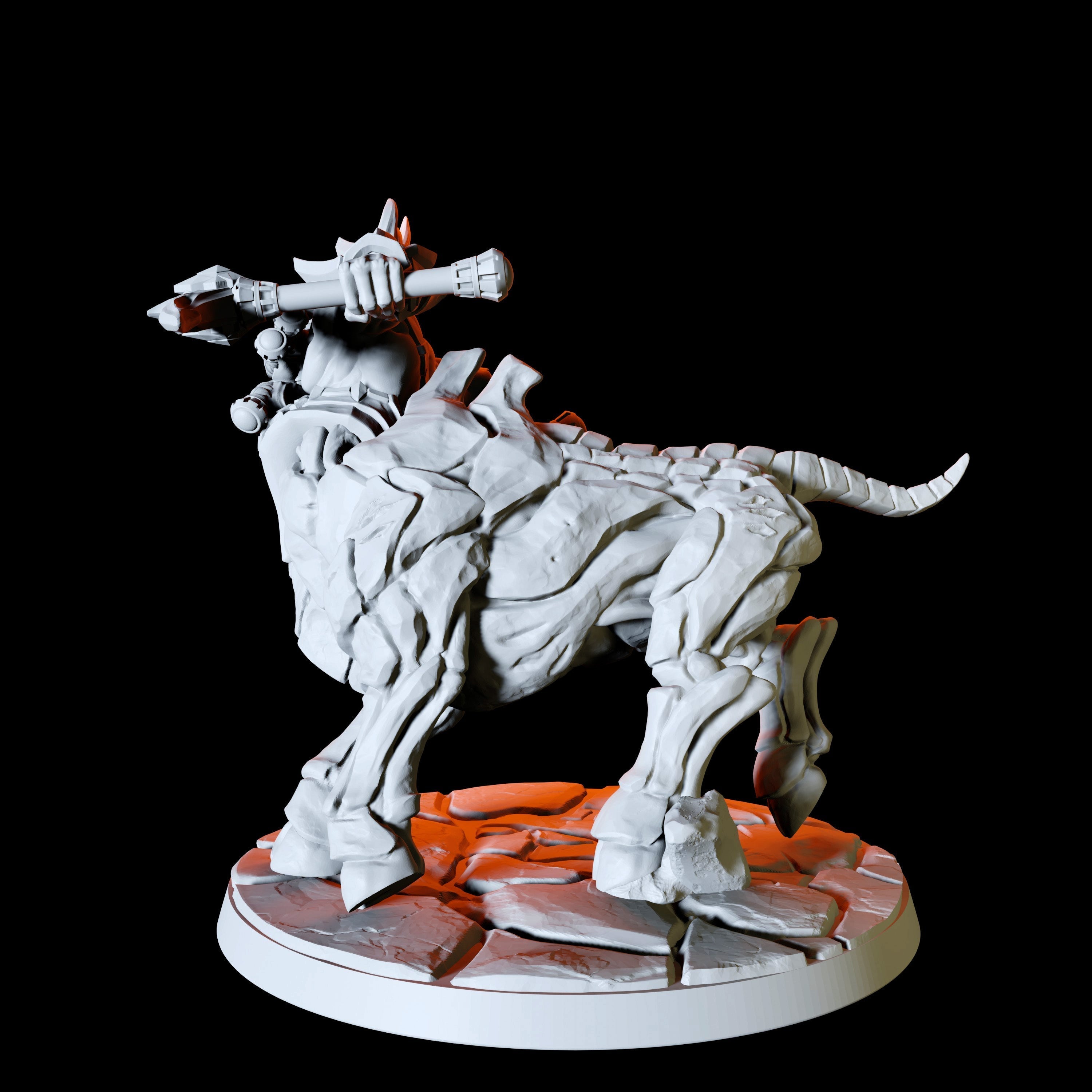 Three Armoured Centaurs Miniature for Dungeons and Dragons