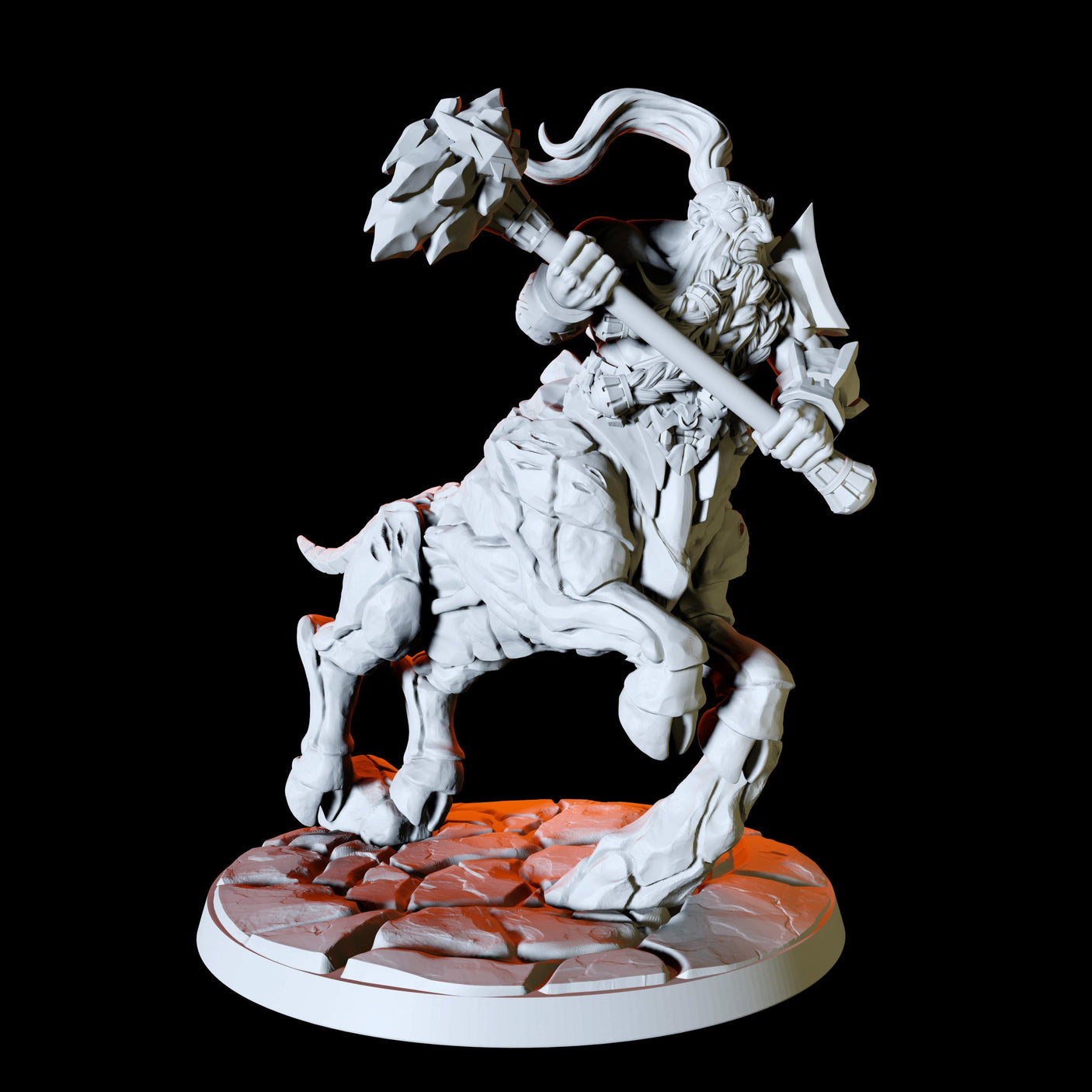 Three Armoured Centaurs Miniature for Dungeons and Dragons, Pathfinder or other TTRPGs