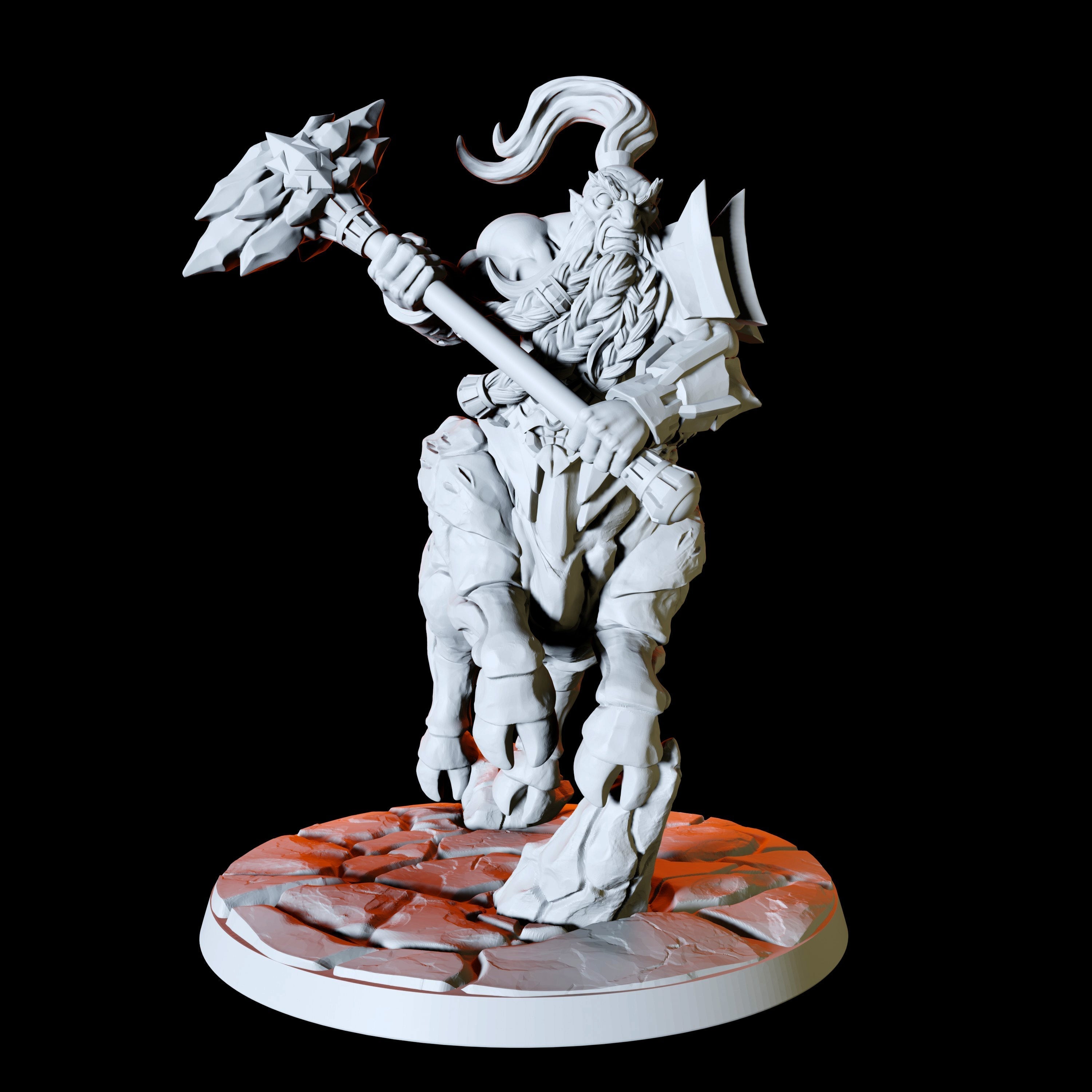 Three Armoured Centaurs Miniature for Dungeons and Dragons